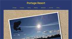 Desktop Screenshot of portageresort.com